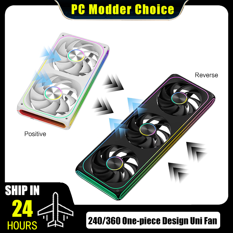 Chiller Water Cooling System Pc - Ventilateur Uni 240/360 pour Boîtier PC,