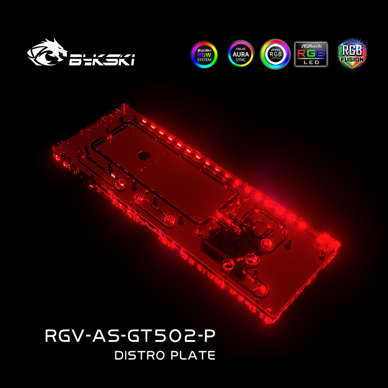Bykski-Plaque de Distro en Acr - Distro Plate Ddc Pump Combo avis et prix