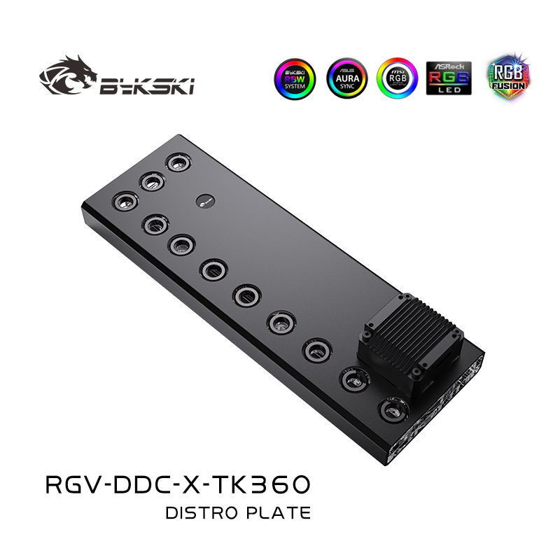 Bykski acrylique distro plaque - Distro Plate Ddc Pump Combo avis et prix