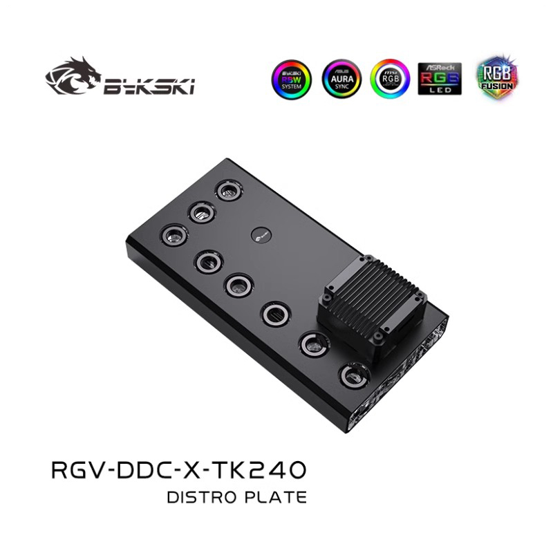 Bykski acrylique distro plaque - Distro Plate Ddc Pump Combo avis et prix
