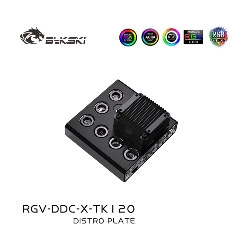Bykski acrylique distro plaque - Distro Plate Ddc Pump Combo avis et prix