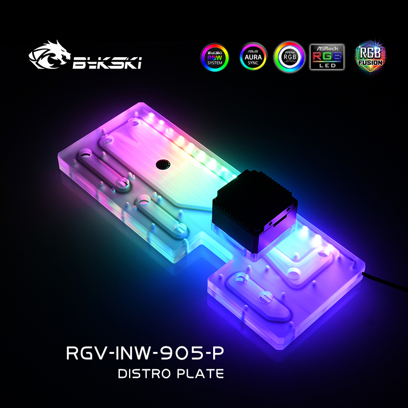 Bykski RGV-INW-905-P plaque de - Distro Plate Ddc Pump Combo avis et prix